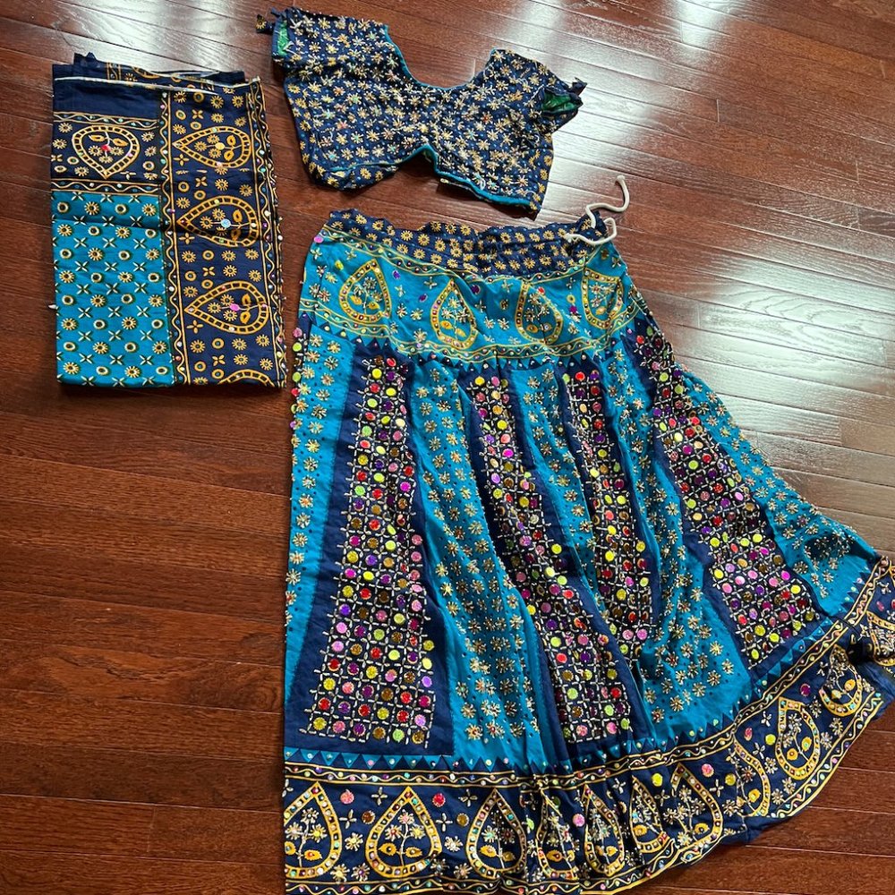 BRAND NEW Turquoise lengha
